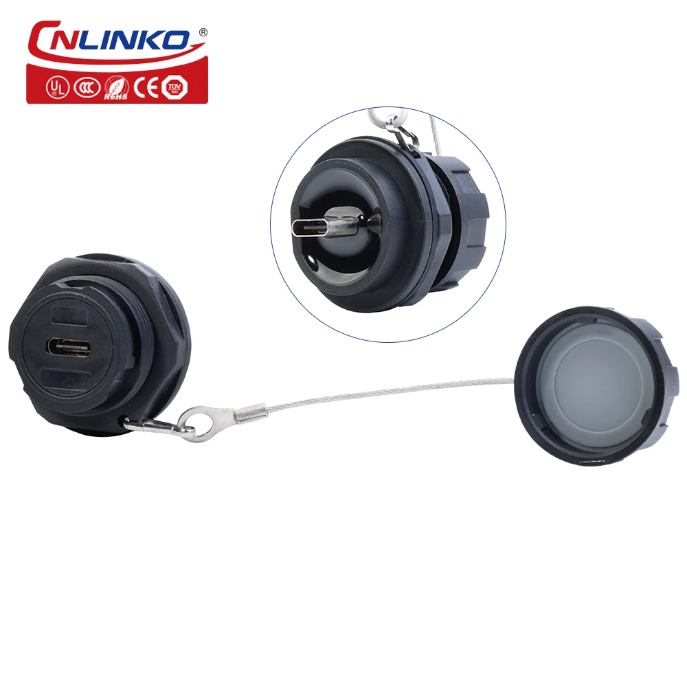 Waterproof USB Panel-Mount Socket with IP67 Rating 10 Waterproof USB Panel-Mount Socket with IP67 Rating - Image 10