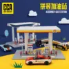Shell Bay Gas Station Assembly Toy Set