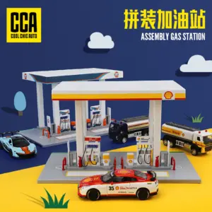 Shell Bay Gas Station Assembly Toy Set
