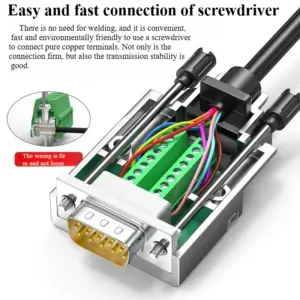 Versatile Solderless D-SUB Connector Set 12 S3b6a4c97a84d482b91d271749bf53afdA