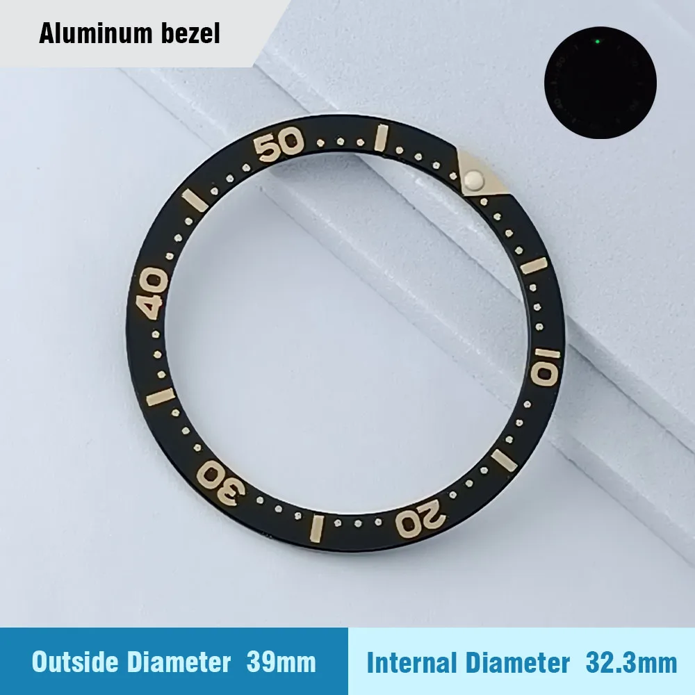39mm Vibrant Aluminum Watch Bezel Insert for NH35 7 39mm Vibrant Aluminum Watch Bezel Insert for NH35 - Image 7