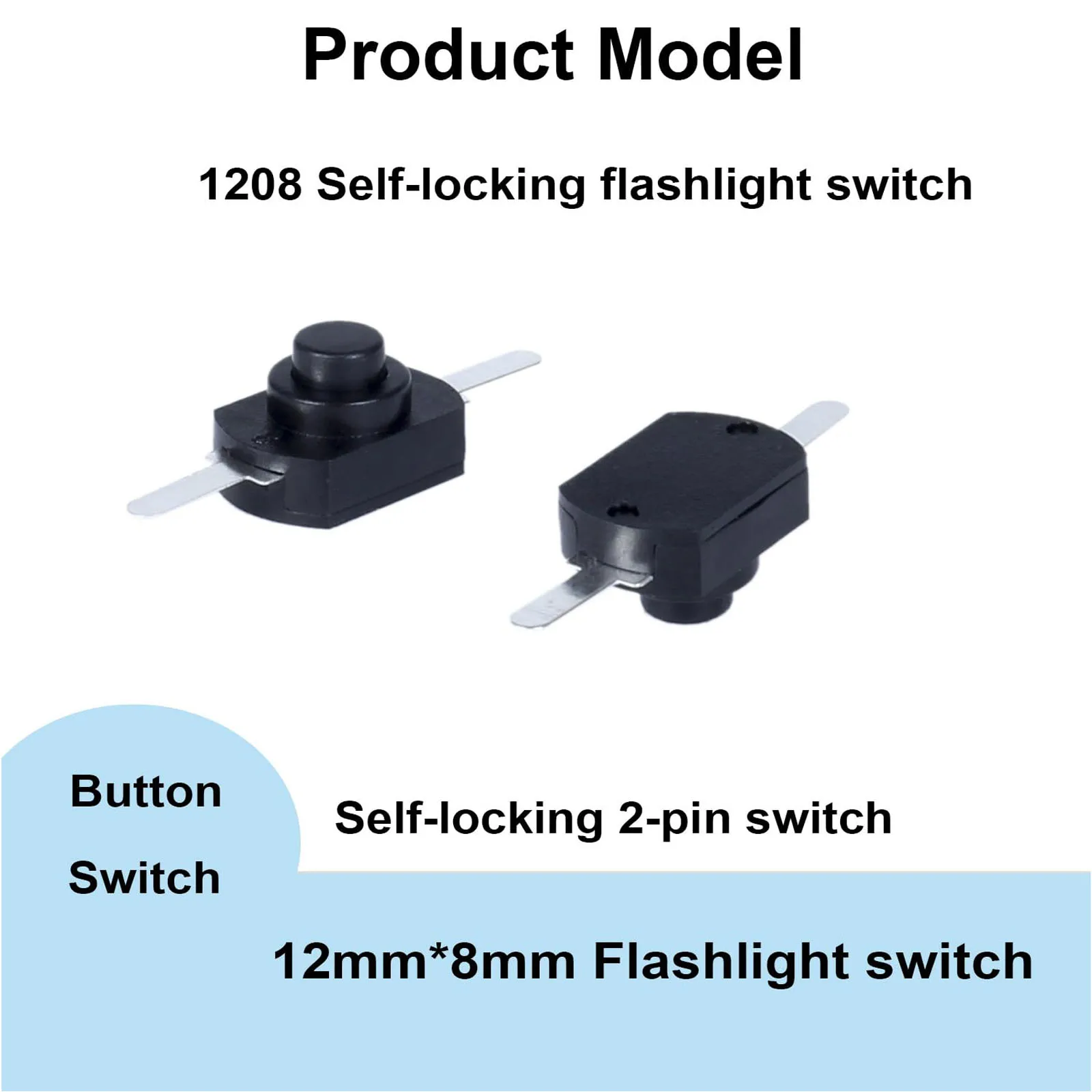 Mini Push Button Switch Set (20 pcs, 12x8mm) 3 Mini Push Button Switch Set (20 pcs, 12x8mm) - Image 3