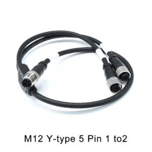 M12 5-Pin Waterproof Y-Adapter Connector 10 S3b7e2fdaba0e4f23b18225ef4902adfch