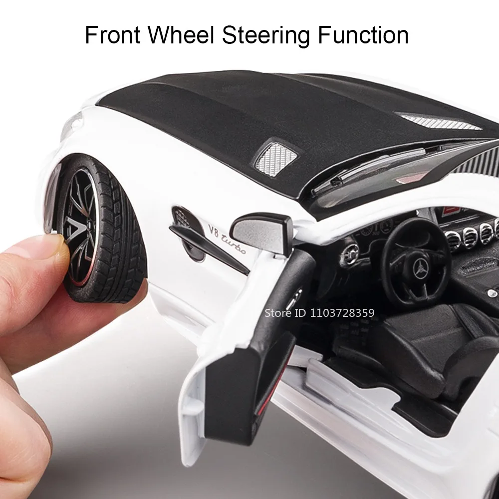 Vibrant Green 1:24 GTR Miniature Car 3 Vibrant Green 1:24 GTR Miniature Car - Image 3