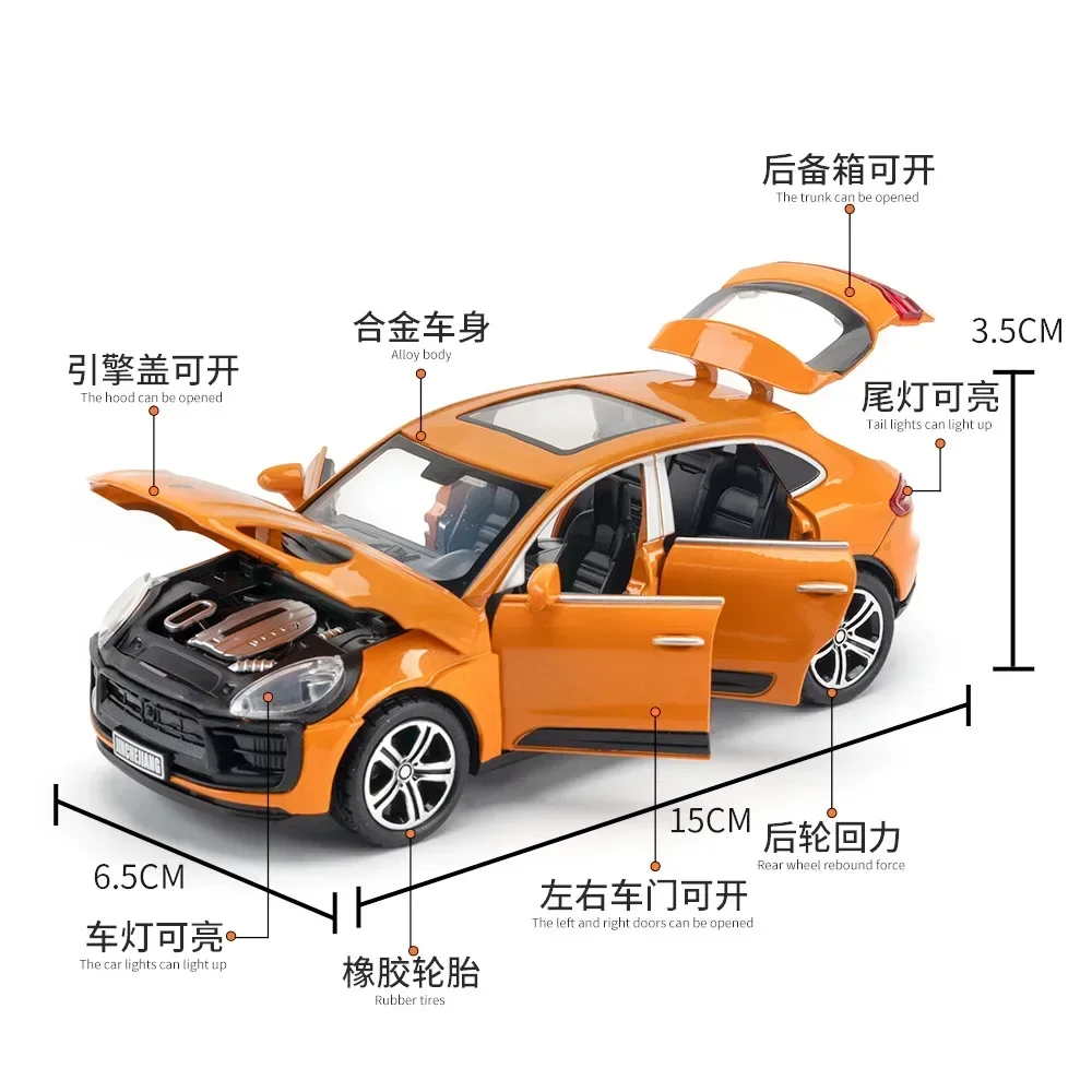 1:32 Porsche Macan Diecast Model Replica 5 1:32 Porsche Macan Diecast Model Replica - Image 5