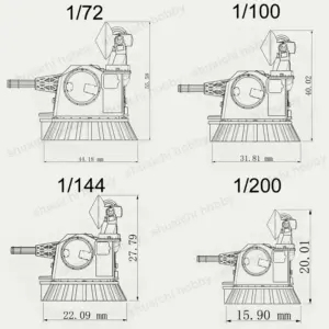 Naval Gun Model Kit in 6 Scales 10 S3ba21533f5c94213932a8101b4e5d0cdu
