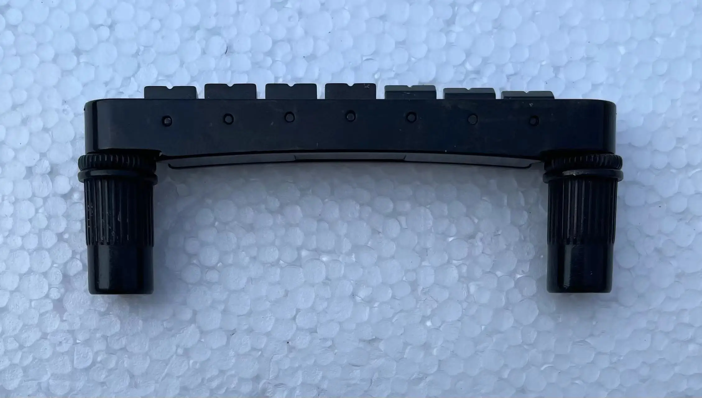 Black 7-string Electric Guitar Bridge 2 Black 7-string Electric Guitar Bridge - Image 2