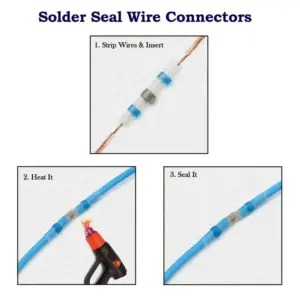 Waterproof Solder Seal Wire Connectors Set 11 S3bc237747f074367831d394a049abef7g