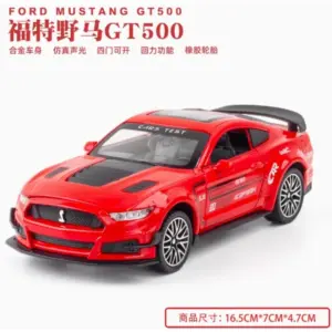 Ford Mustang Shelby GT500 Diecast Model 1:32 Scale 10 S3bc371012cdb49dc83d240df56a8778f8