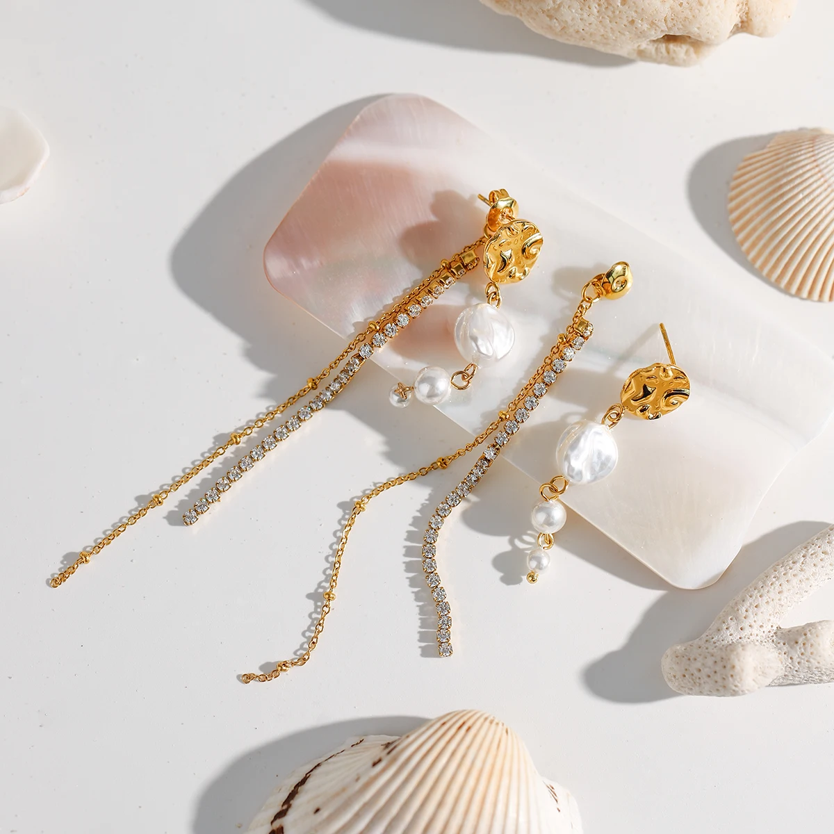 Elegant Stainless Steel Women's Jewelry Earrings 6 Elegant Stainless Steel Women's Jewelry Earrings - Image 6