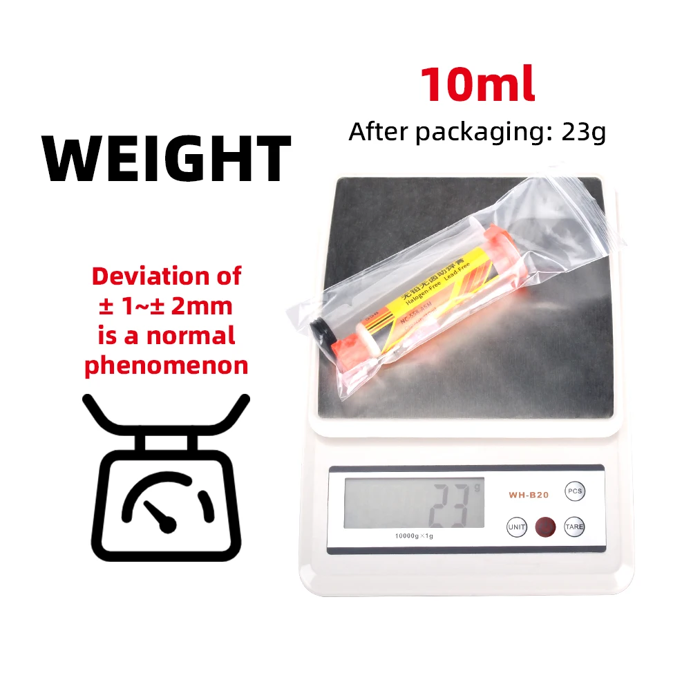 558 Lead-Free Halogen-Free Solder Paste 10ml 6 558 Lead-Free Halogen-Free Solder Paste 10ml - Image 6