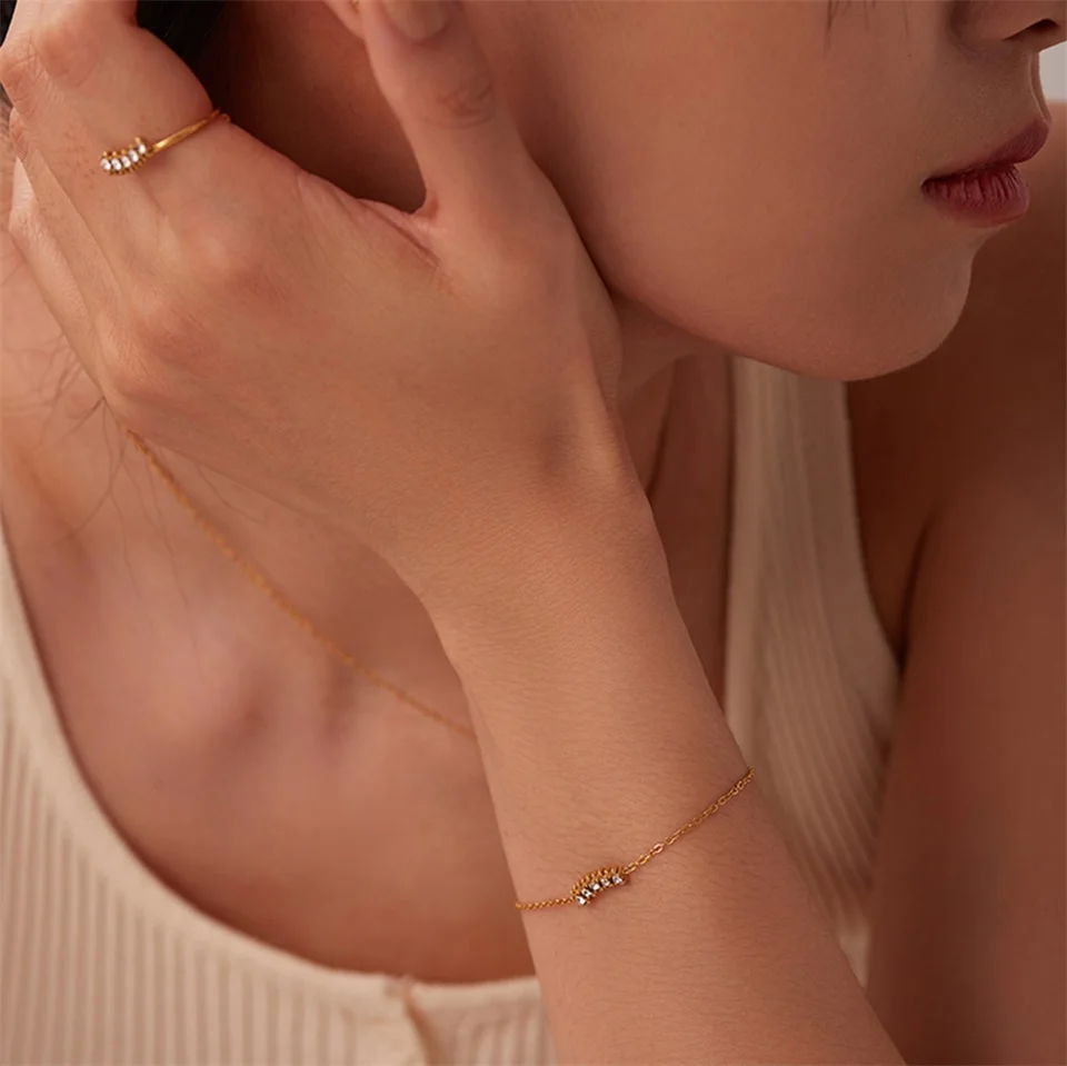 Stainless Steel Cubic Zirconia Bracelet 5 Stainless Steel Cubic Zirconia Bracelet - Image 5