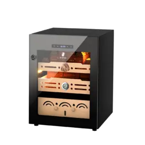 Black Electric Cigar Humidor Cabinet with 300 Slots 13 S3c18fd358953445a991a1db26783d5acQ