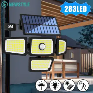 283LED Solar Security Light with Motion Sensor