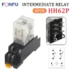 Set of 5 HH62P Electromagnetic Relays with DPDT