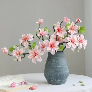 Artificial Magnolia Flower Arrangement 56cm