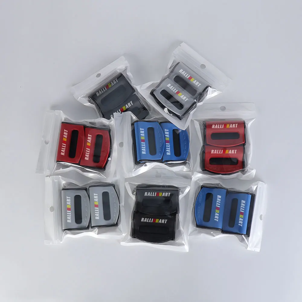 RALLI ART Seat Belt Clips Set for Mitsubishi 3 RALLI ART Seat Belt Clips Set for Mitsubishi - Image 3