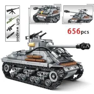 WWII Crawler Tank Building Set with 500+ Blocks 18 S3c602225b5634f27bd21c8a4291c78045