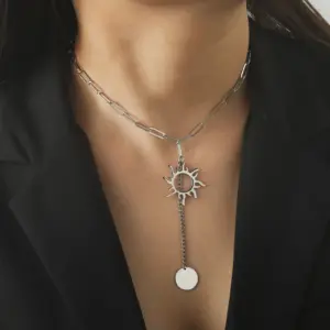 Stainless Steel Sun Totem Necklace for Women 12 S3c62fd8bc87e462b98bfb062d54e0f92c