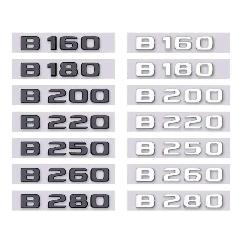 Mercedes-Benz B-Class Badge Set - 2D & 3D Styles 2 Mercedes-Benz B-Class Badge Set - 2D & 3D Styles - Image 2