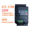 220V 4KW VFD Inverter for Motor Control