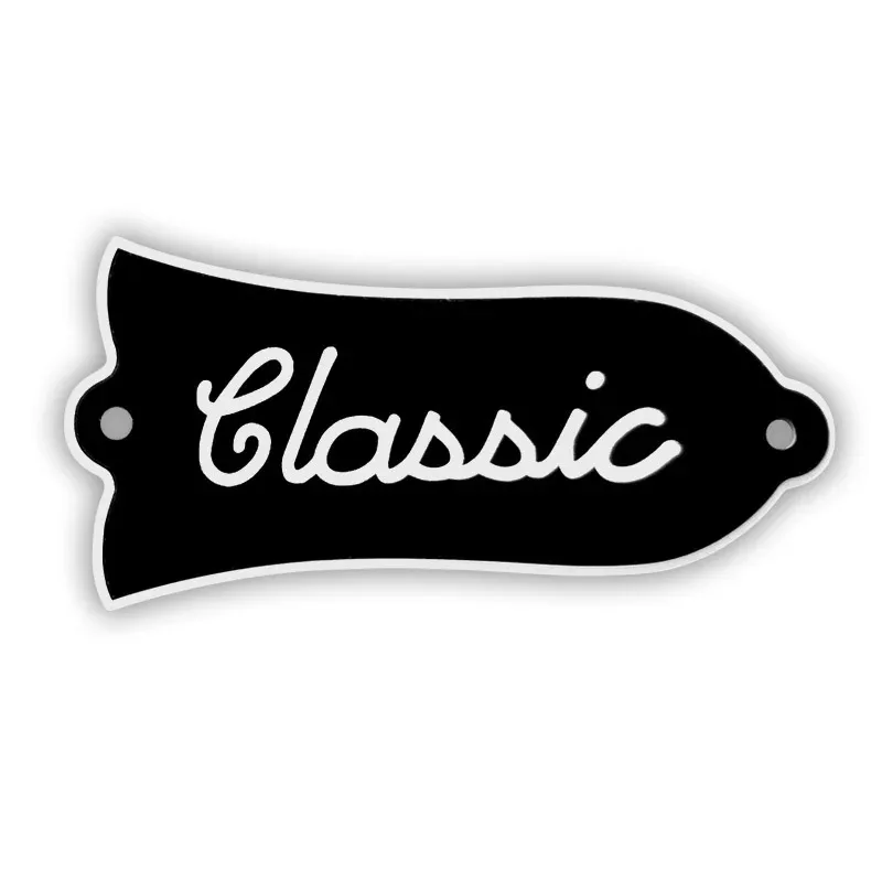 Black Bell-Shaped Guitar Cover Plates for Gibson Models 8 Black Bell-Shaped Guitar Cover Plates for Gibson Models - Image 8
