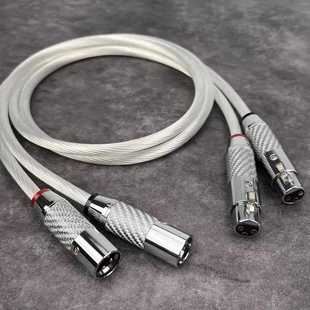 High-Fidelity 5N OCC Silver XLR Cable 2 High-Fidelity 5N OCC Silver XLR Cable - Image 2