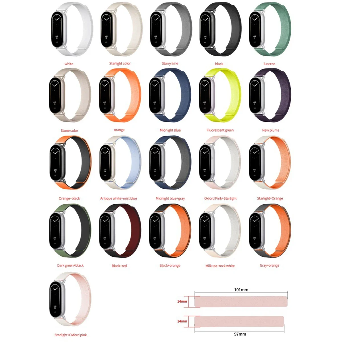 Magnetic Silicone Wristband for Xiaomi Mi Band NFC 6 Magnetic Silicone Wristband for Xiaomi Mi Band NFC - Image 6