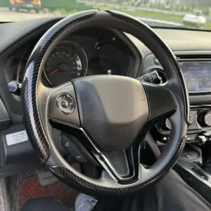 Carbon Fiber Style 38cm Steering Wheel Cover