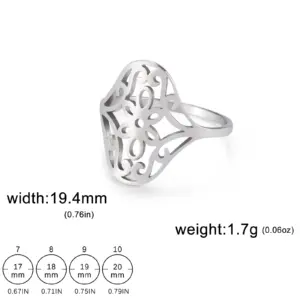Elegant Filigree Flower Ring for Women 16 S3cf0f968e5814b62a46b687f8f37ee35U
