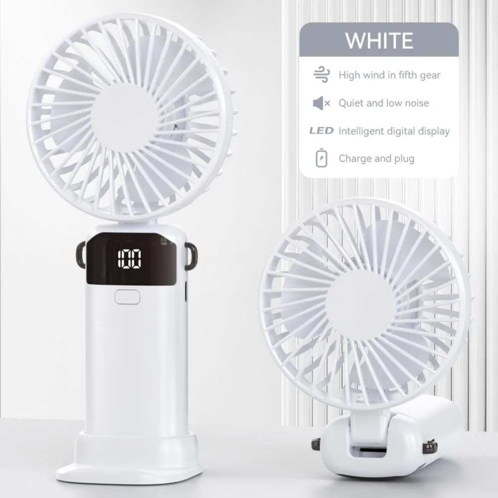 Portable Mini Handheld Fan with Phone Holder 7 Portable Mini Handheld Fan with Phone Holder - Image 7