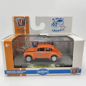 Vivid Orange 1956 VW Beetle Diecast Model 13 S3cf91065190640aeb58291b2e54511a2U