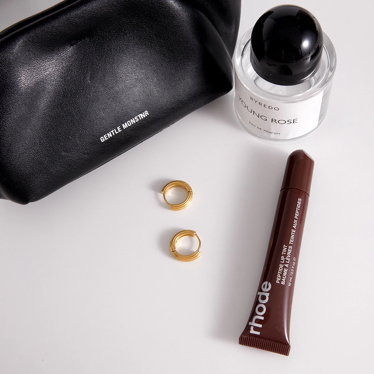 Stainless Steel Gold-Tone Earrings 6 Stainless Steel Gold-Tone Earrings - Image 6