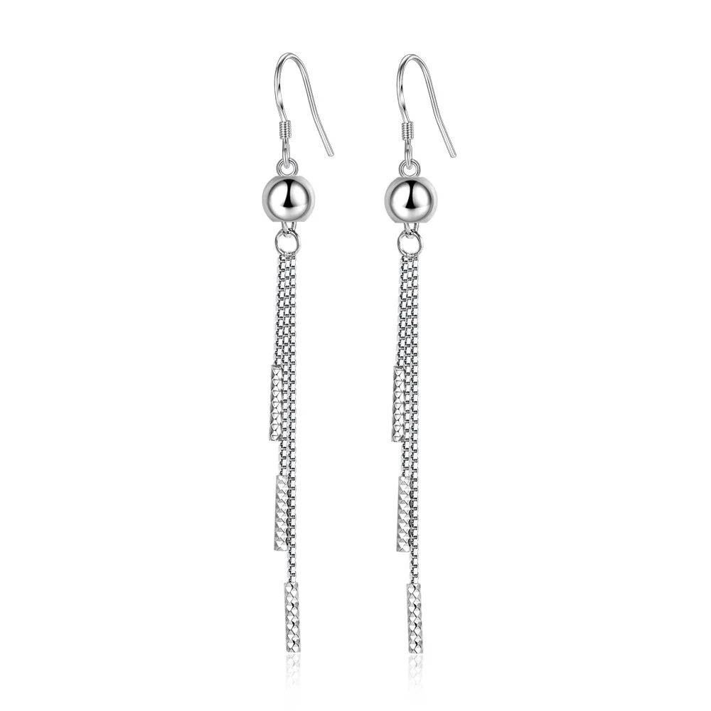 LL-YS0556 Tibetan Silver Dangle Earrings 3 LL-YS0556 Tibetan Silver Dangle Earrings - Image 3