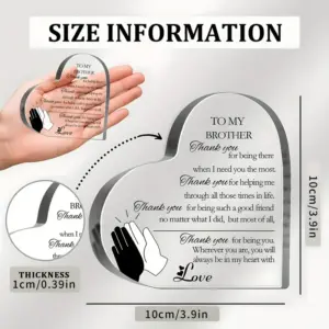 Brother Appreciation Heart Plaque for Desk 7 S3cffe14cc3524a95b5ab34e37e17e4c6Z