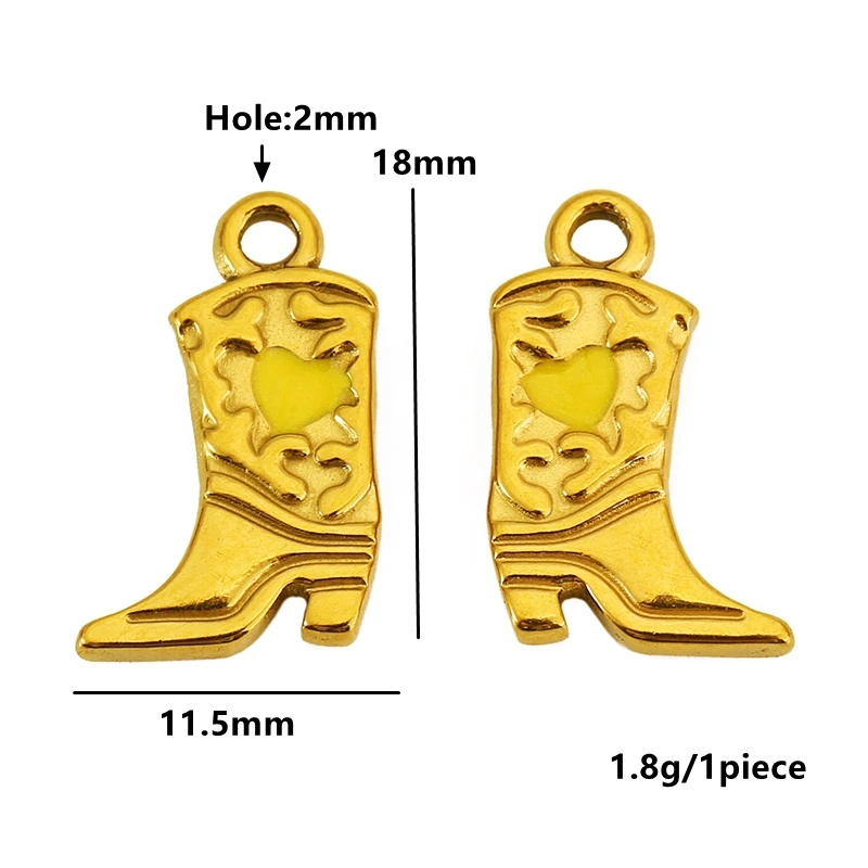 Stainless Steel High Heel Charm Set (5 pcs) 9 Stainless Steel High Heel Charm Set (5 pcs) - Image 9
