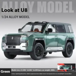 1:24 BYD LOOK UPAT U8 SUV Diecast Model 19 S3d239278c52244ec9ed596ebcce3fb3b4