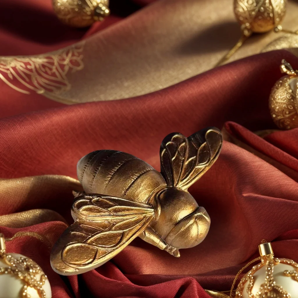 Gold Bee Sculpture for Home Decor 3 Gold Bee Sculpture for Home Decor - Image 3