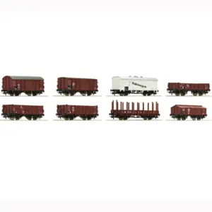 HO 1:87 Scale Freight Car Model Set 7 S3d2d6bf7aa824e039879d663b980a4f36