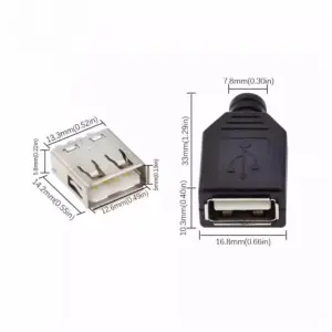 USB 4-Pin Connectors Set for DIY Electronics 11 S3d3439c8f4e341e9a4bc4daf1bd475b2Z