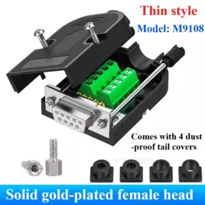 Versatile Solderless D-SUB Connector Set 16 S3d4994af024748c296f434d48f9c1e1cD