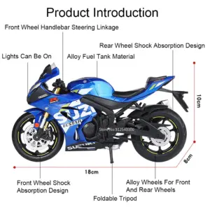 Suzuki GSX1000R 1:12 Scale Motorcycle Model 11 S3d5f401a74a24490a96f8114510d2c273