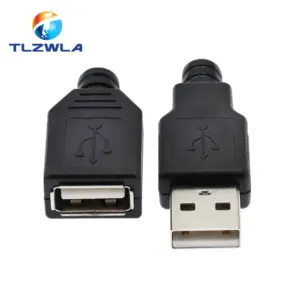 10-Pack USB Type-A Male & Female Connectors Set 9 S3d605f0a0f4745c3befdc41cf8146ef0M