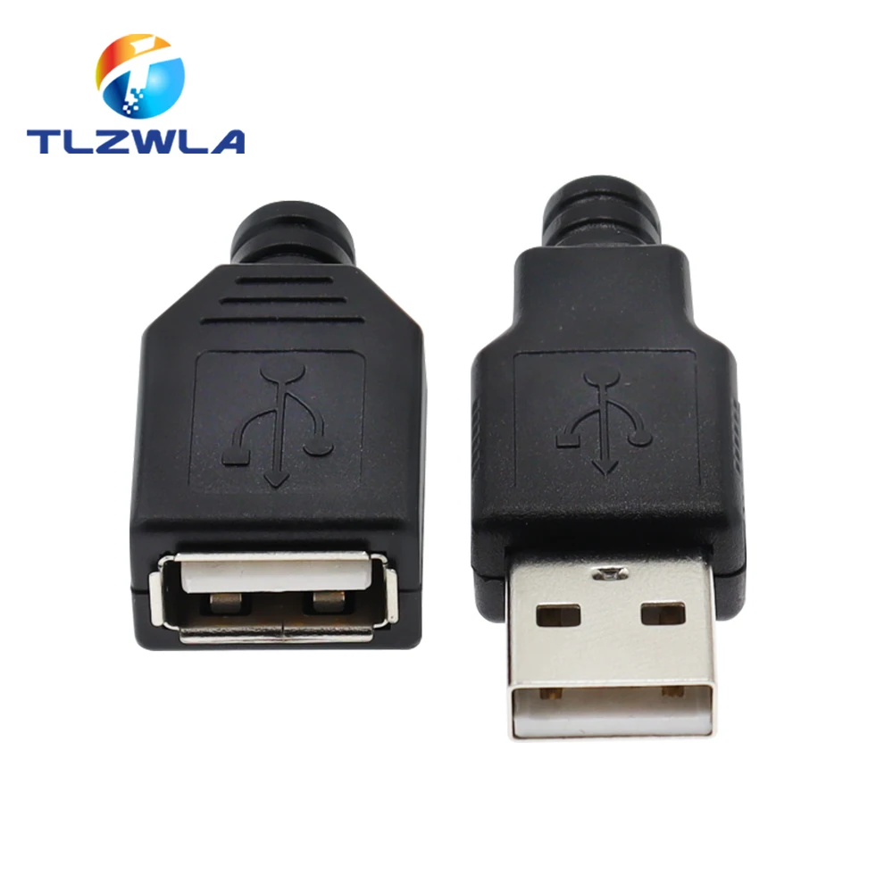 10-Pack USB Type-A Male & Female Connectors Set 2 10-Pack USB Type-A Male & Female Connectors Set - Image 2