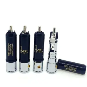 Silver Plated RCA Connectors Set for High-Fidelity Audio 8 S3d8679386ef74cd6af432bd62b927ca1p