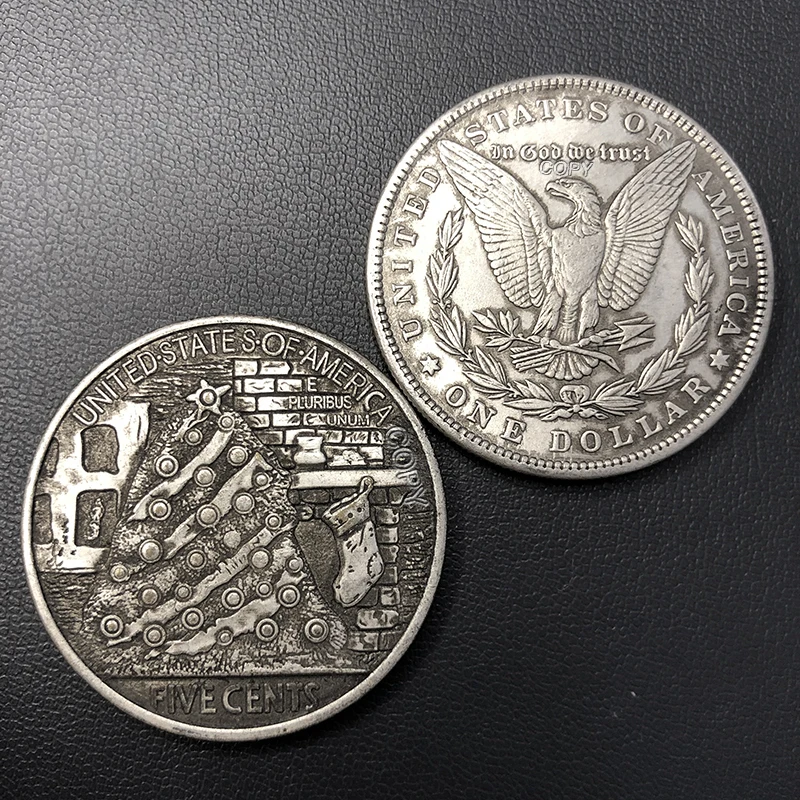 Vintage Copper Commemorative Coin Collection 5 Vintage Copper Commemorative Coin Collection - Image 5