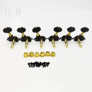 Premium Acoustic Guitar Tuning Pegs Set Black or Gold 11 S3dac0860f8f94433b3956caa27b7f991M
