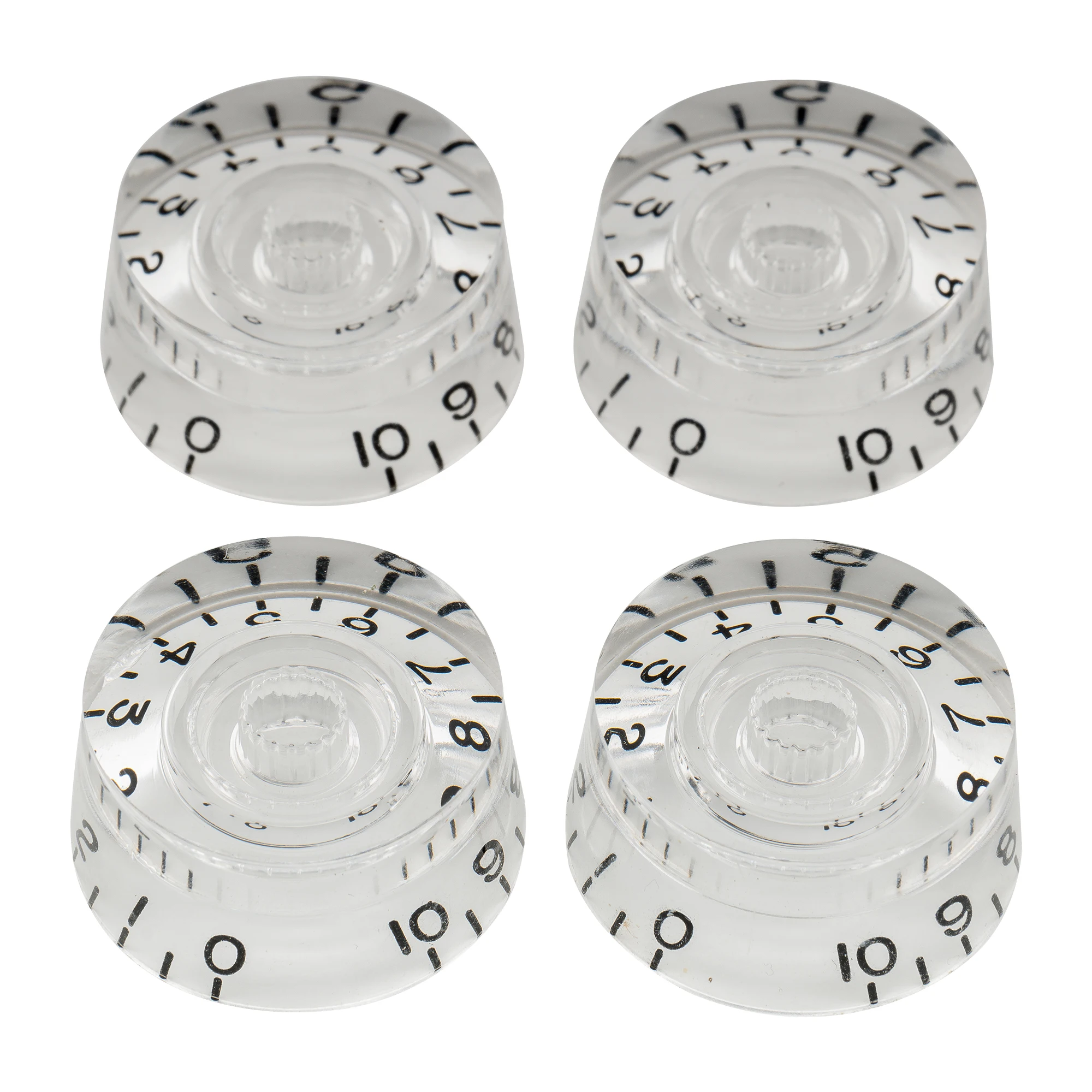 Left-Hand Guitar Control Knobs Set 6mm Acrylic 8 Left-Hand Guitar Control Knobs Set 6mm Acrylic - Image 8