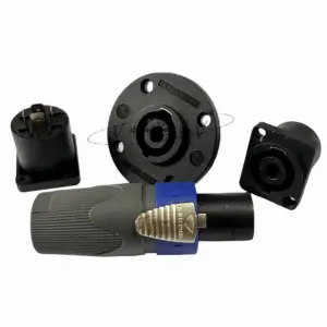24-Pack NL4FX Speakon 4-Pole Male Connectors