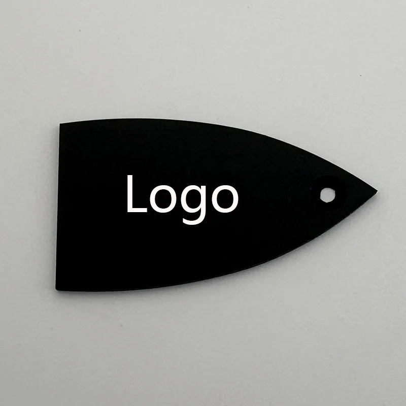 Aluminum Leaf-Shaped Truss Rod Cover Plate for Electric Guitars 3 Aluminum Leaf-Shaped Truss Rod Cover Plate for Electric Guitars - Image 3